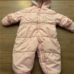 Carter's Light Pink Hooded Puffer Jacket 0-3 months